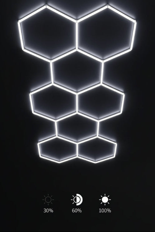 Dimmerdatavad Hexagon LED Valgustid