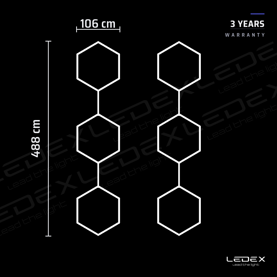 Hexagon 6/1 Dimmerdatav