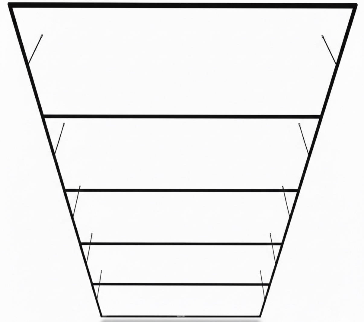 Raam Hexagon valgustusele 242*484cm