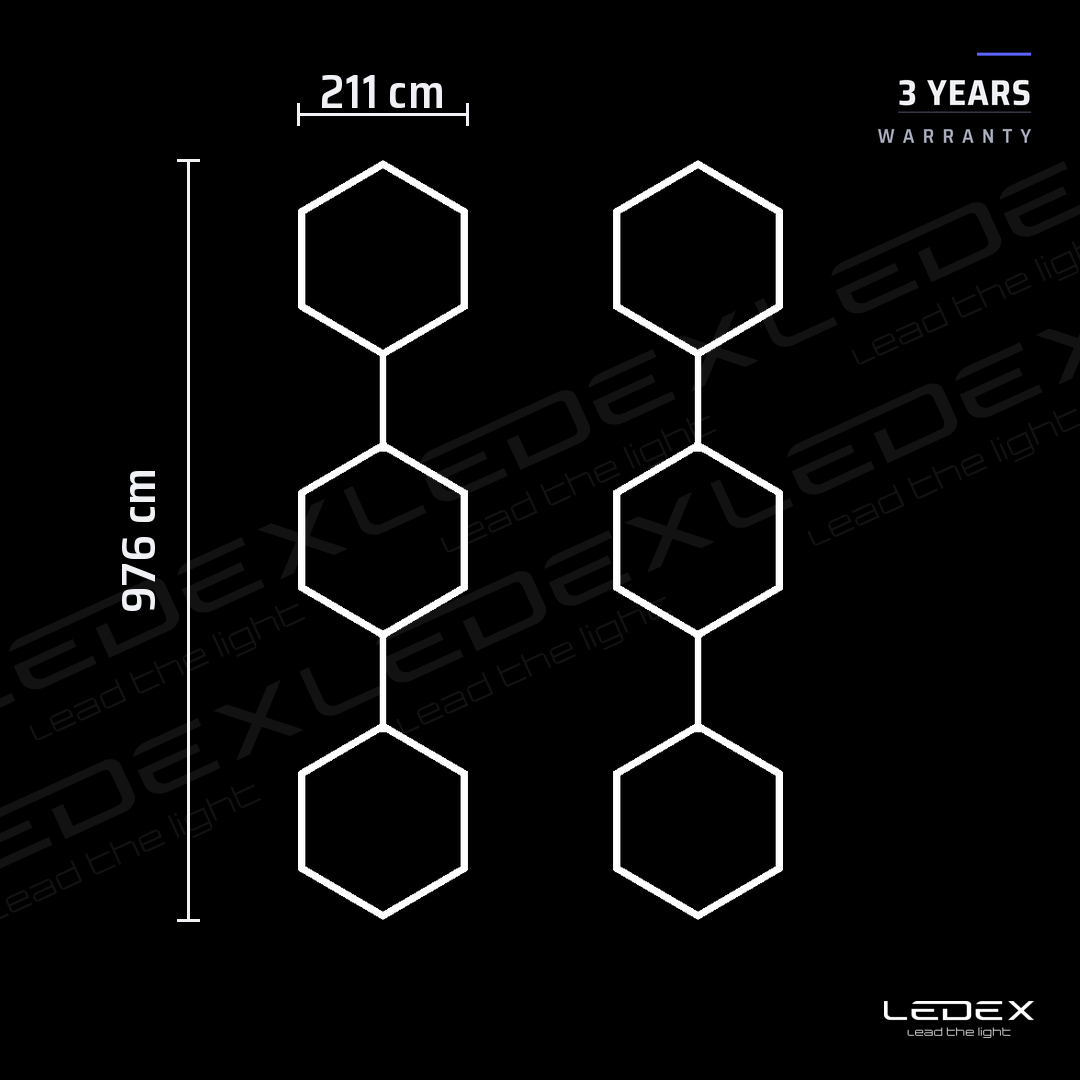 Hexagon 6/1 Dimmerdatav