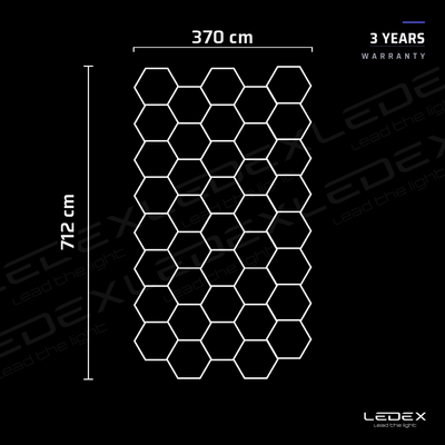 Hexagon 40 PC Dimmerdatav