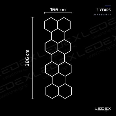 Hexagon 8 Dimmerdatav