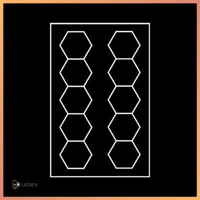 Hexagon 10F Dimmerdatav
