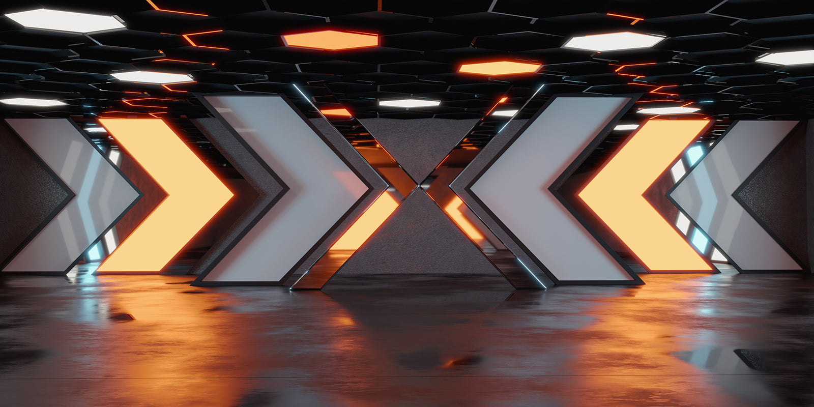 Hexagon LED valgustid