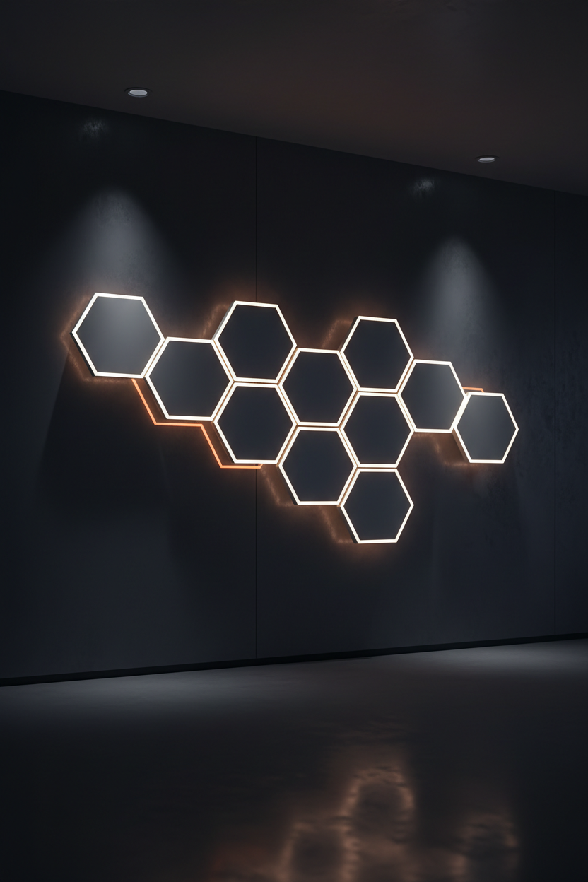 LEDEX Hexagon LED Portrait Banner